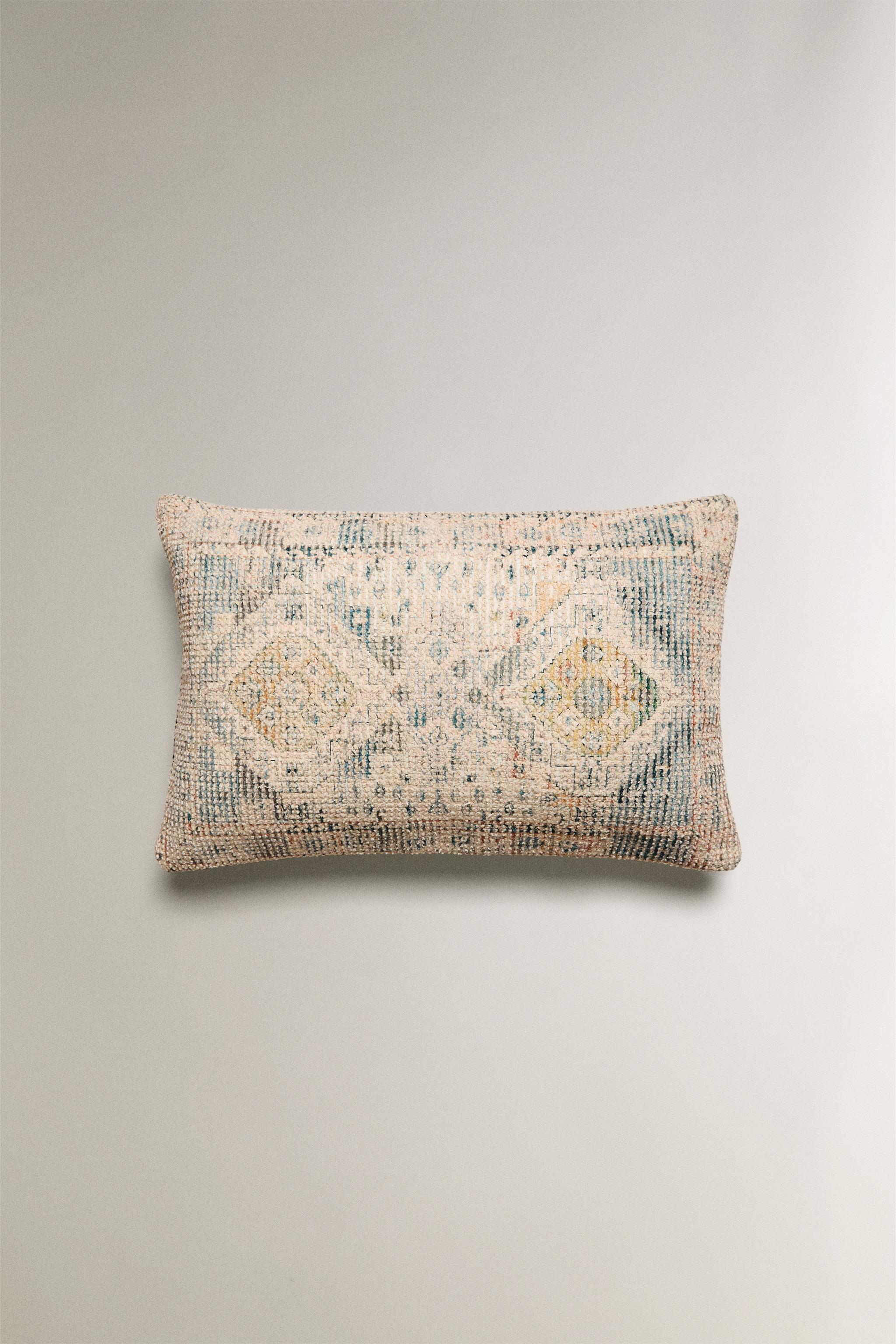 HOUSSE DE COUSSIN EFFET VINTAGE